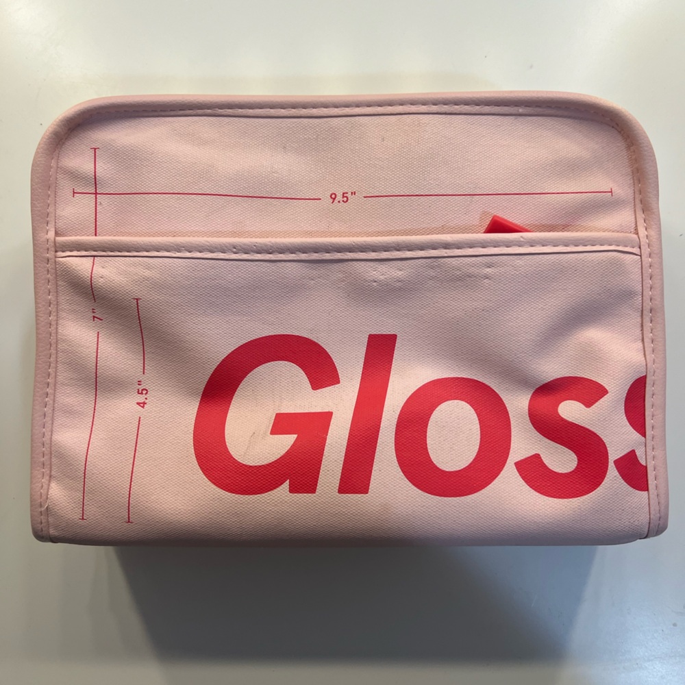 Glossier Pink Cosmetic Bag